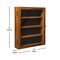 Flash Furniture Maverick 11x14 Solid Pine Medals Display Case w/3 Channel Grooved Removable Shelves in Rustic Brown HMHD-23M014YBN1-RSTBRN-1114-GG - alternate 10